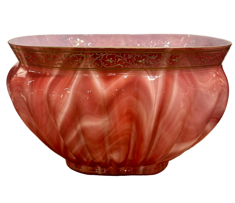 Art Glass Jardiniere Attributed To Loetz