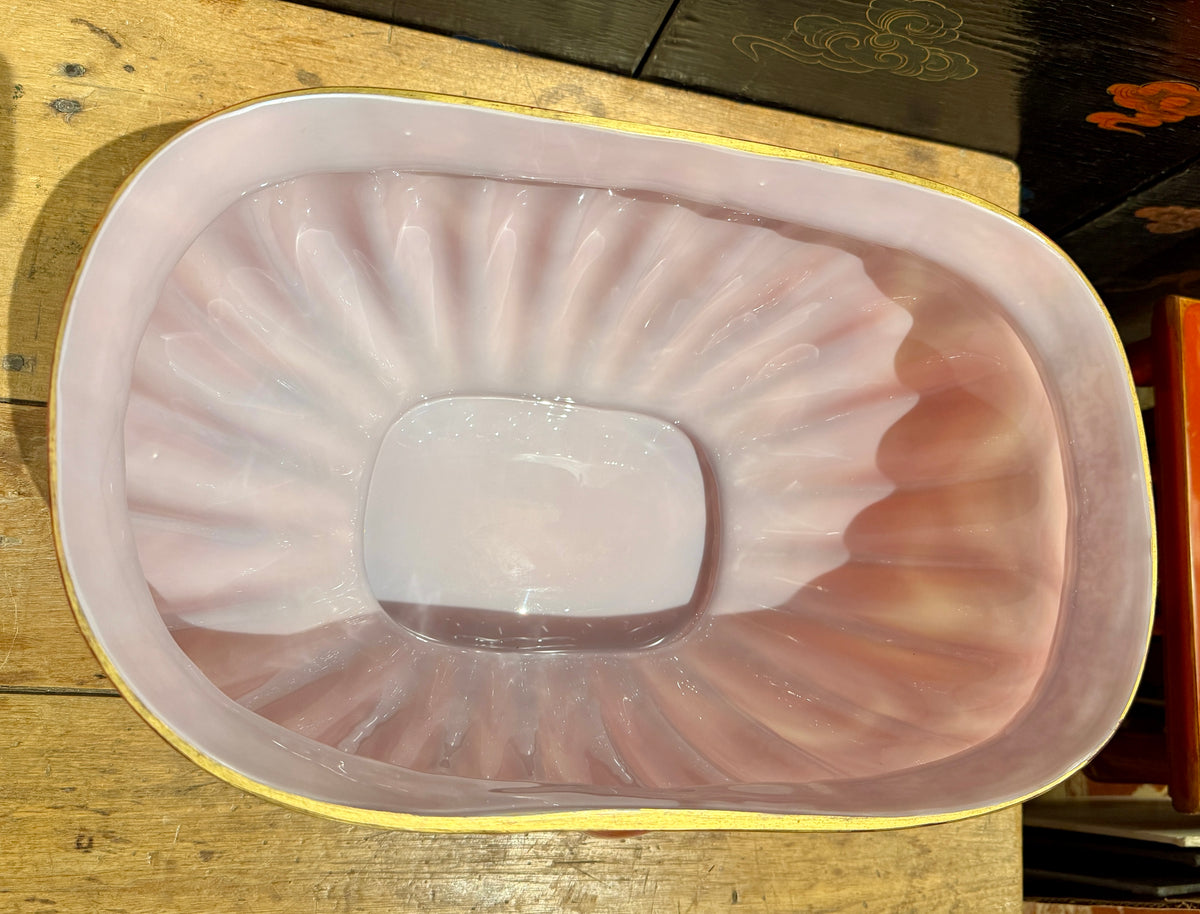 Art Glass Jardiniere Attributed To Loetz