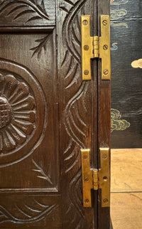 19th Century Jacobean Revival Table Top Valuables Cabinet