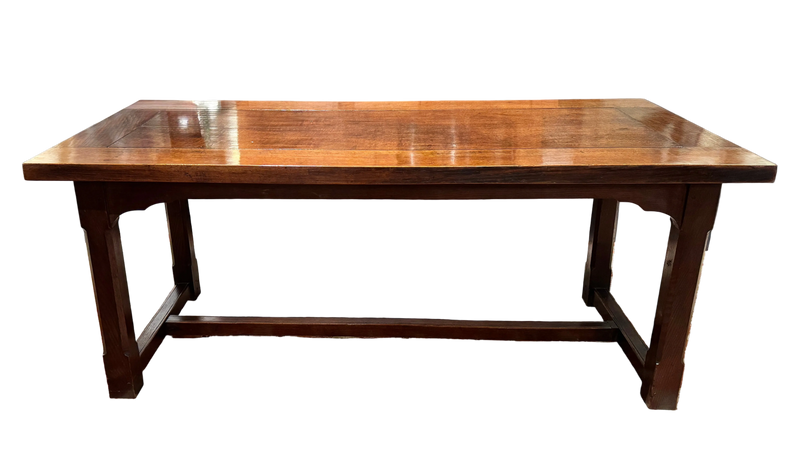 Late 19th Century English Gothic Revival Oak Library Table