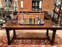 Late 19th Century English Gothic Revival Oak Library Table
