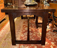 Late 19th Century English Gothic Revival Oak Library Table