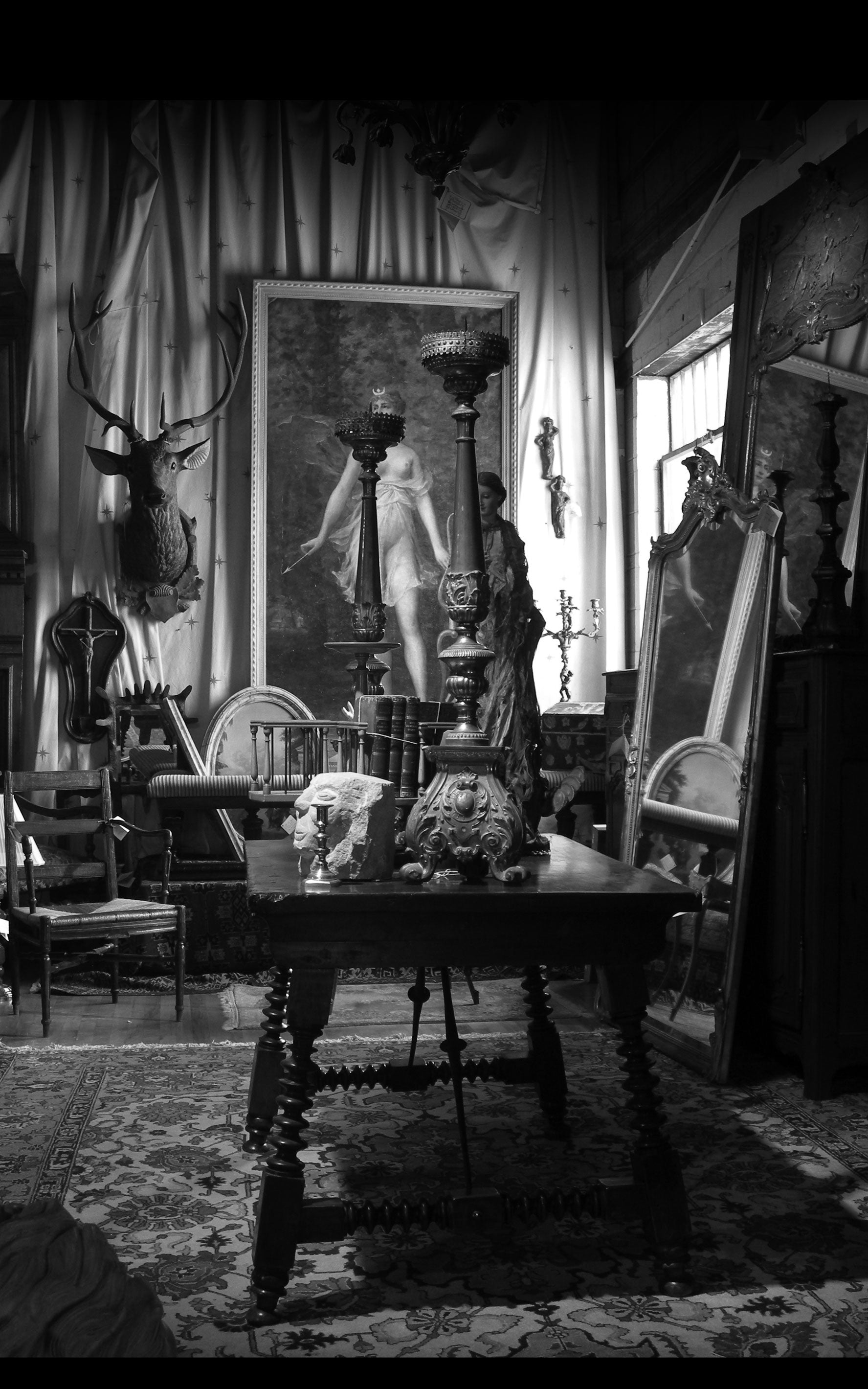 A vintage interior scene at Village Antiques